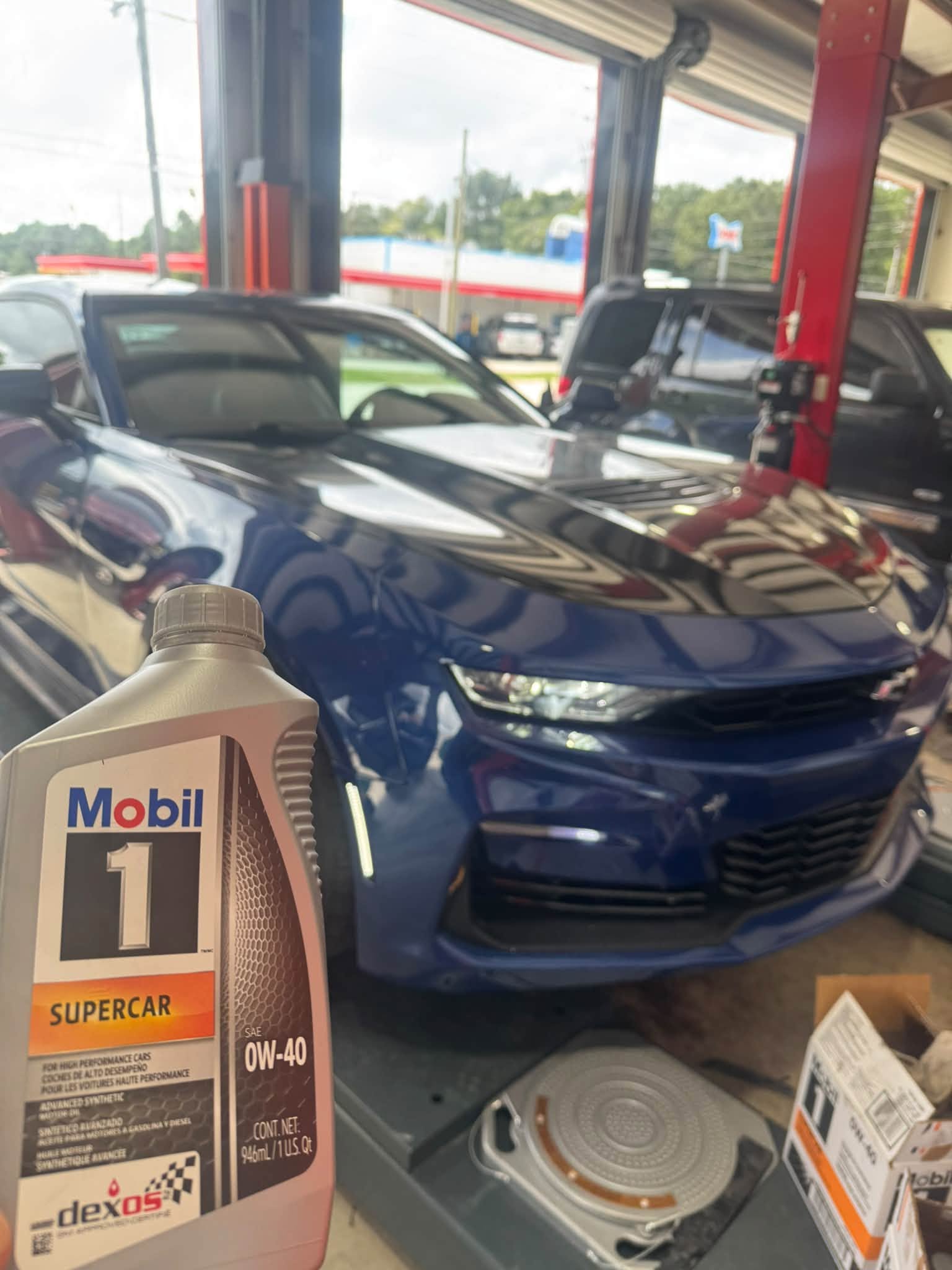 Chevrolet Camaro with Mobil 1 synthetic oil